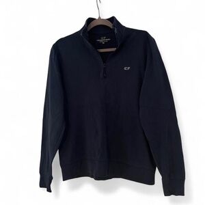 Vineyard Vines Men's Navy Quarter-Zip Sweatshirt